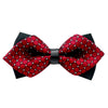 Deep Red Shine Bowtie