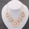 Pearl Flowers Necklace