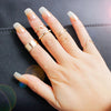 Zigzag Rings Set