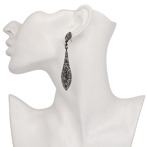 Long Petal Drop Earrings