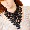 Vintage Beaded Lace Necklace