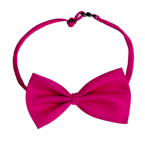 Mesmerizing Pink Polyester Bowtie