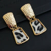 Leopard Dangle Earrings
