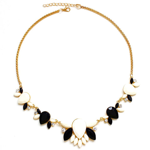 Petaled Flower Choker Necklace