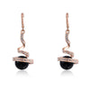Spiral Sphere Earrings