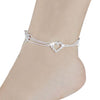 Vintage Antique Heart Anklet