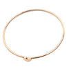 Heart Charm Bangle Bracelet
