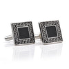 Square Edge Pattern Cufflinks