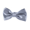 Sandy Grey Satin Bowtie