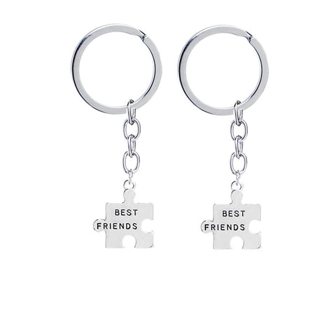 BEST FRIENDS Puzzle Keychain