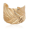 Delicate Feather Cuff Bracelet