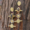 Tribal Rivets Danglers