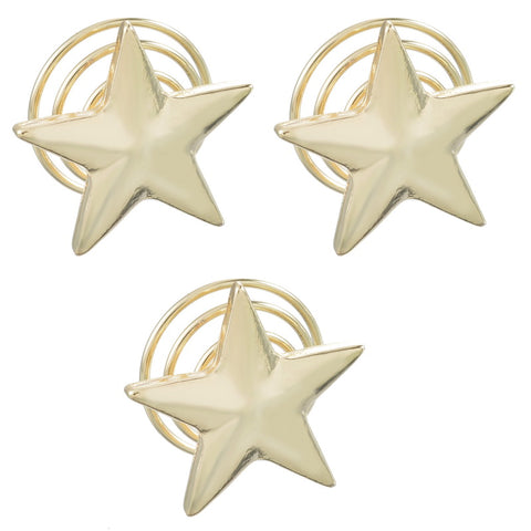 Star Hair Spiral Pin (Set of 3)