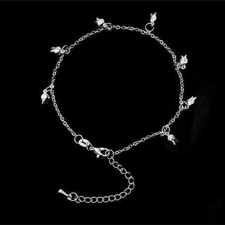 Star Bell Charms Bohemian Anklet