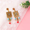 Tribal Square Earrings