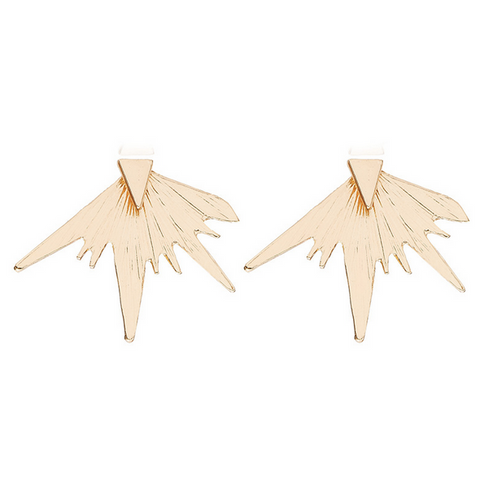 Geometric Polygon Stud Earrings