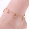Dangling Starfish Charms Anklet