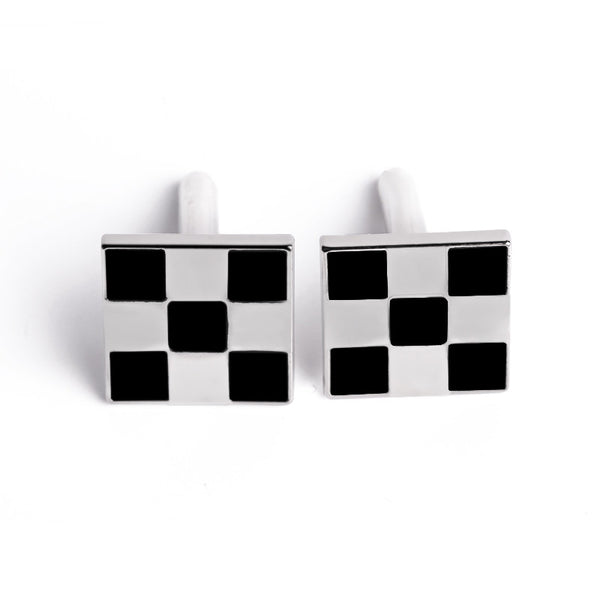 Chess Board Pattern Cufflinks