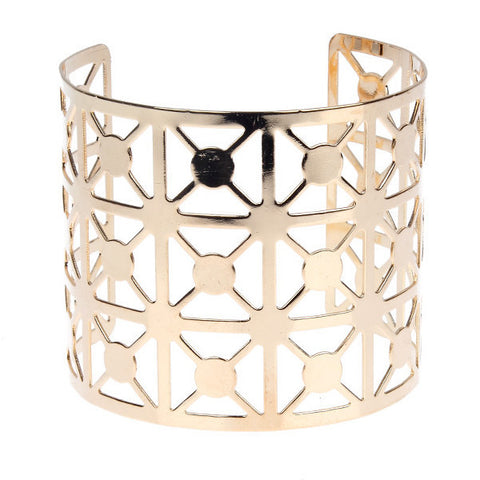 Dots & Squares Cuff Bracelet