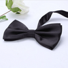 Black Satin Bowtie