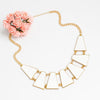 Geometric Link Chain Necklace