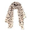 Black Cat Chiffon Scarf
