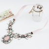 Luxury Powder Drop Ribbon Necklace