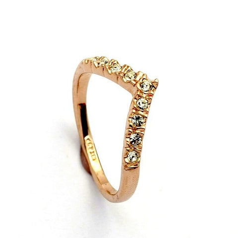 Crystal Studded Wedding Ring