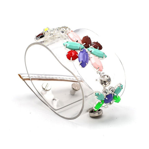 Crystal Embellished Shourouk Bracelet