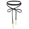 Velvet Bow-Tie Gothic Choker Necklace