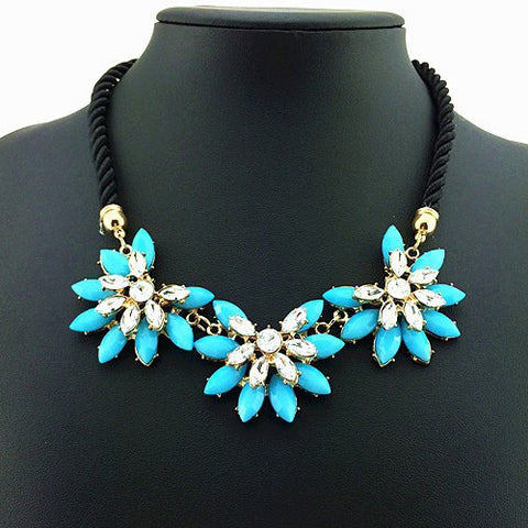 Three Flower Necklace