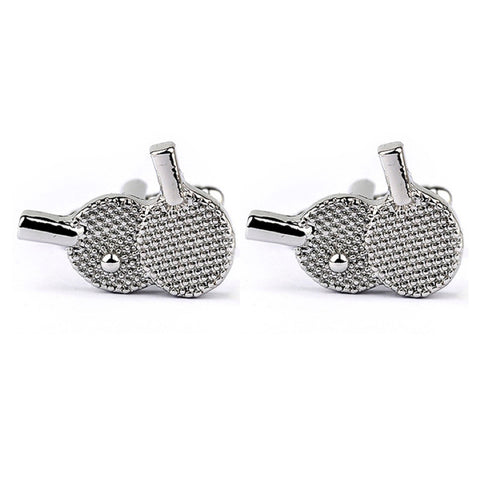 Table Tennis Shape Cufflinks