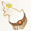 Metal Fringes Vintage Necklace