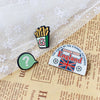 Football Match Brooch Pin Set
