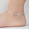 Floral Charms Sparkling Anklet