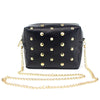 Golden Rivets Rectangle Sling Bag