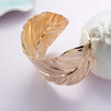 Delicate Feather Cuff Bracelet