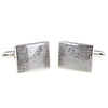 Laser Pattern Glossy Cufflinks