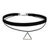 Triangle Pendant Gothic Choker Necklace