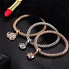 Elephant Charms 3Pc Bracelet