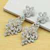 Cluster Flowers Dangle Earrings