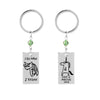 I DO WHAT I WANT/HAVE A MAGICAL DAY Unicorn Engraved Couple Keychain Set