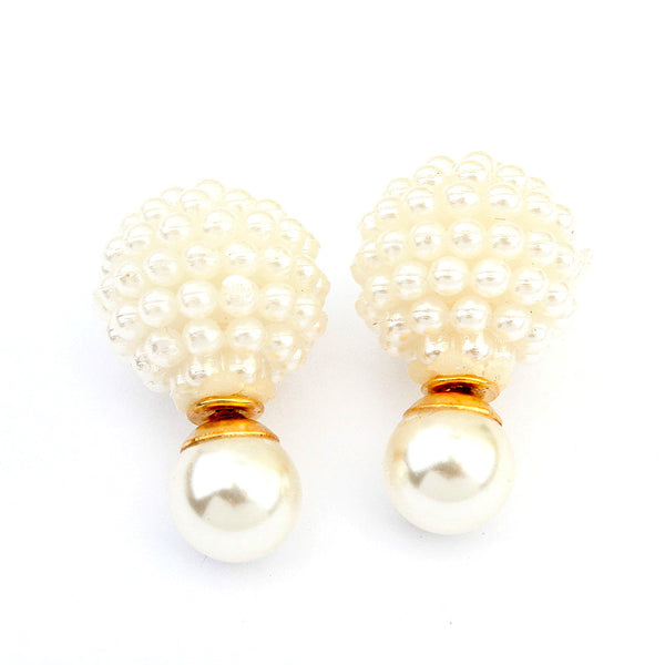 Double Side Pearl Earrings