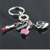 Lipstick & Nail Polish Keychain