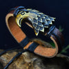 Eagle Head Leather Bracelet