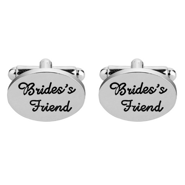 Bride's Friend Wedding Cufflinks