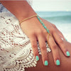 Beaded Bracelet Link Ring