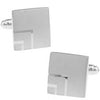 Corner Engraved Laser Cufflinks