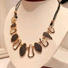 Geometric Frosted Necklace