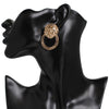 Lion Face Stud Earrings